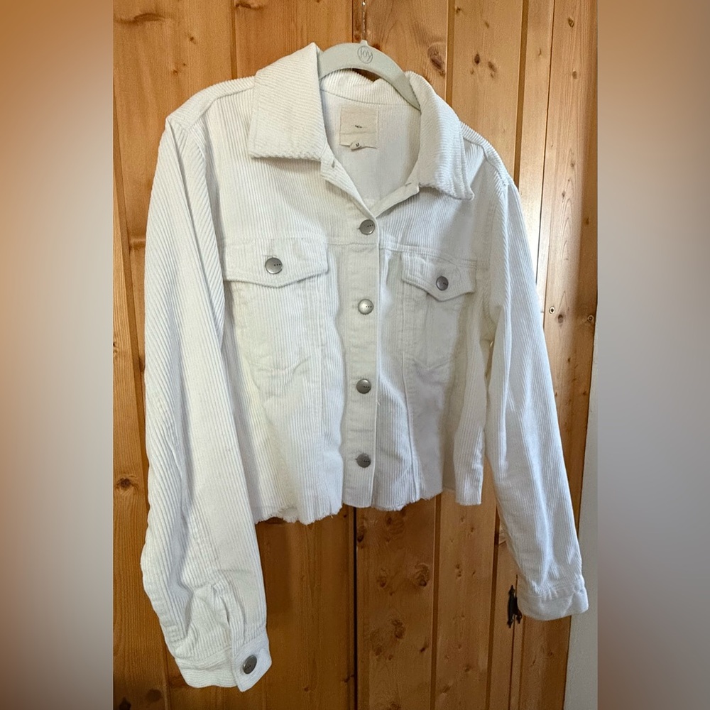 …tgla…Cream Corduroy Jacket size M